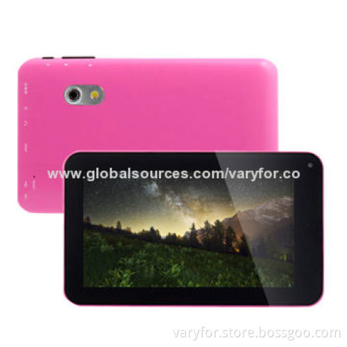 7" Android Dual Core Tablet PC, Boxchip A23 Cortex A7, Dual Camera/WiFi/Bluetooth with Cheap Price